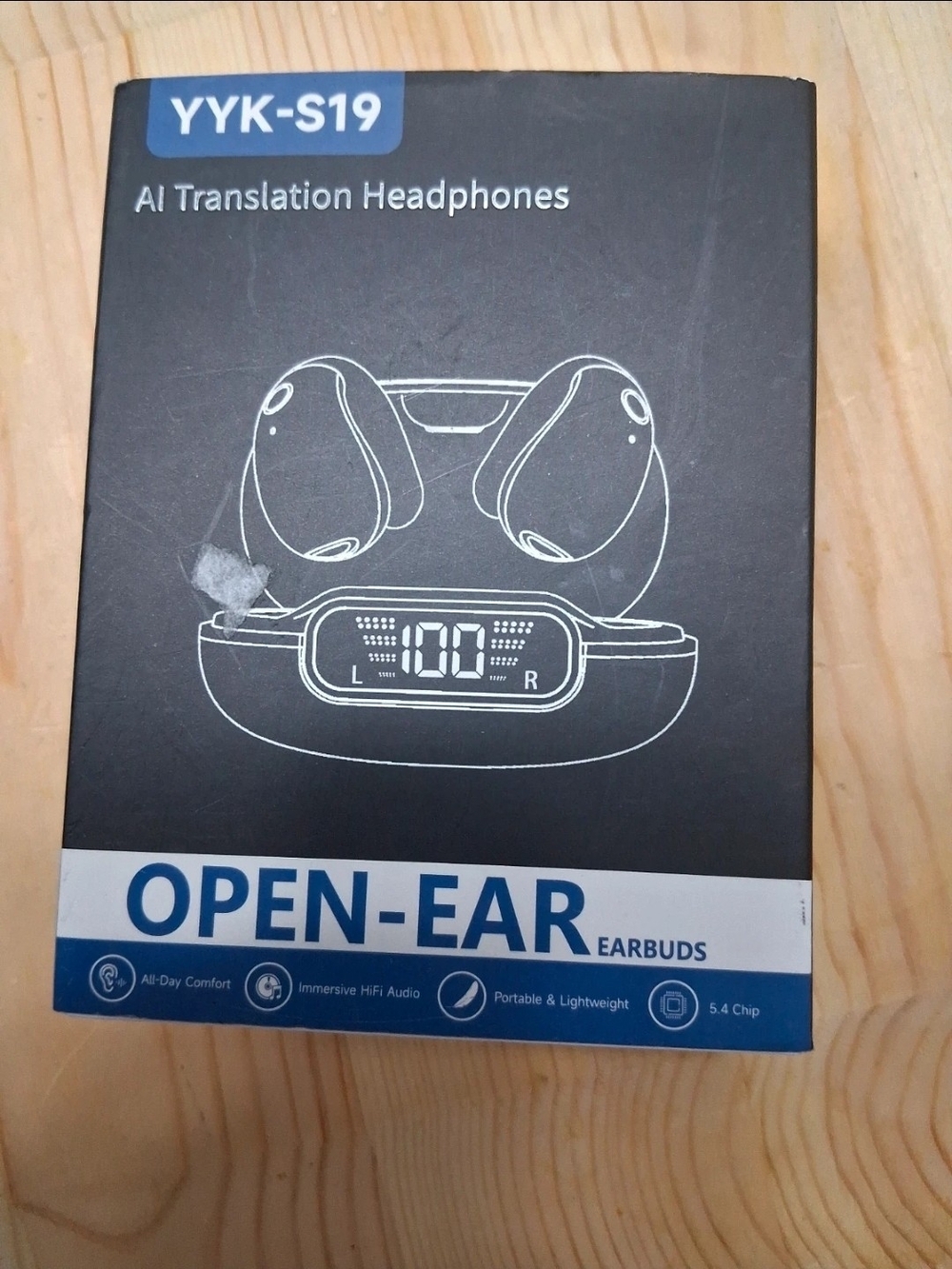 AI Translation Headphones - Black